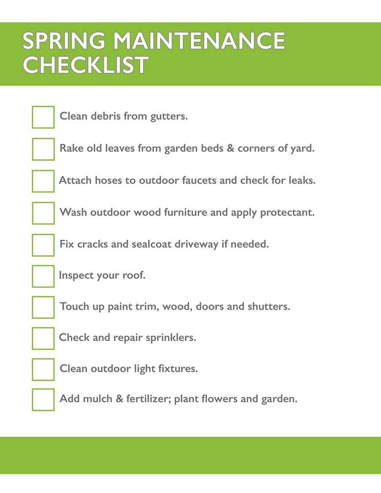 Dont Forget These Other Spring Household Maintenance Chores